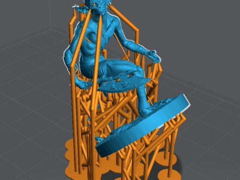 Goblin Warriors 3 Highly Detailed Miniatures STL Presupported Chitubox 3D Print Model