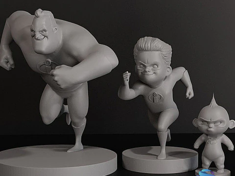 STL The Incredibles 3D Print Model