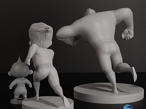 STL The Incredibles 3D Print Model