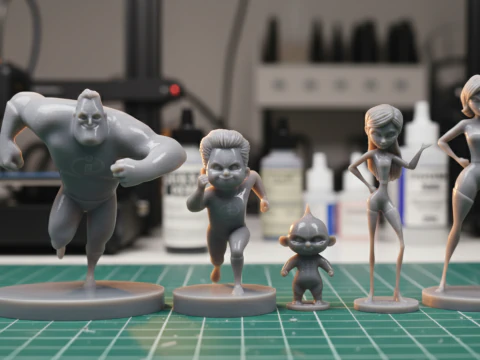 STL The Incredibles 3D Print Model