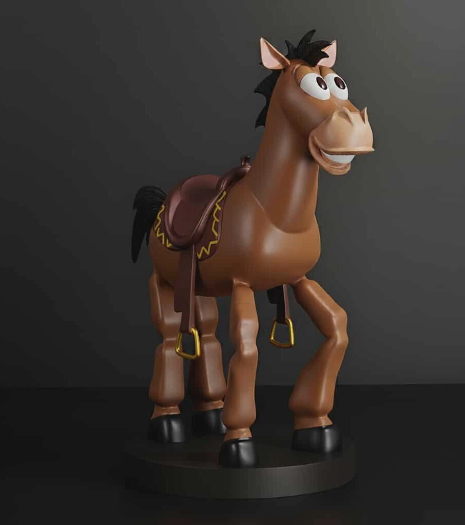 Bullseye Oyuncak At 10cm Aksiyon Fig&uuml;r&uuml; STL Tabanlı, Re&ccedil;ine Baskı i&ccedil;in &Ouml;nceden Desteklenmiştir 3D Baskı Modeli .c4d .max .obj .3ds .fbx .stl .blend 