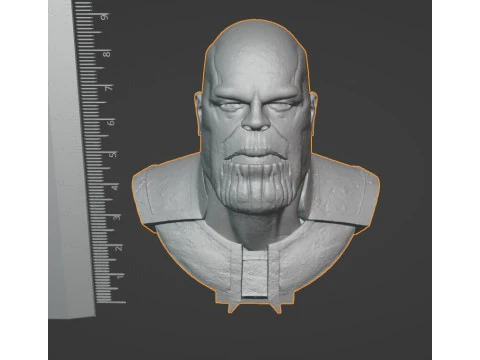 Thanos bust - 10 cm stl file 3D Print Model
