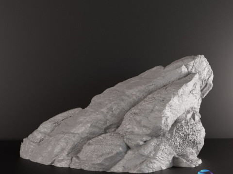 Rock for miniatures - Pre-Supported STL 3D Print Model
