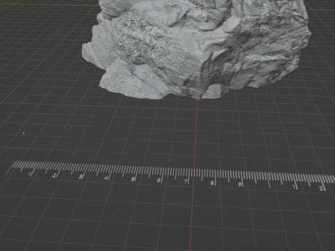 Rock for miniatures - Pre-Supported STL 3D-printmodel