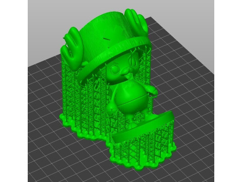 Chopper one piece - Pre-Supported STL 3D Print Model