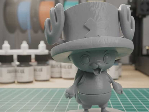 Chopper one piece - Pre-Supported STL 3D Druckmodell