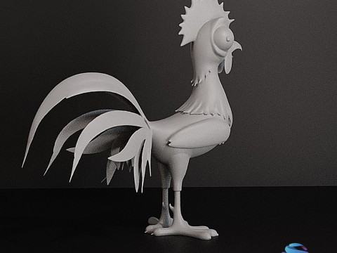 Figure of chicken from moana Modello di stampa 3D