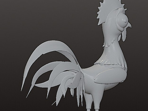 Figure of chicken from moana Modello di stampa 3D