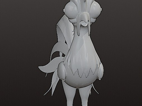 Figure of chicken from moana Modello di stampa 3D