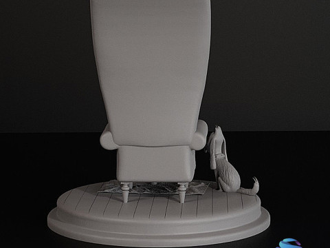 Грінч 3D Діорама Різдвяне видання 3D Принт Модель