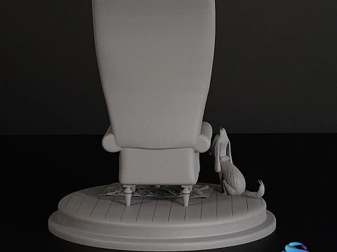 The Grinch 3D Diorama Christmas Edition 3D Print Model