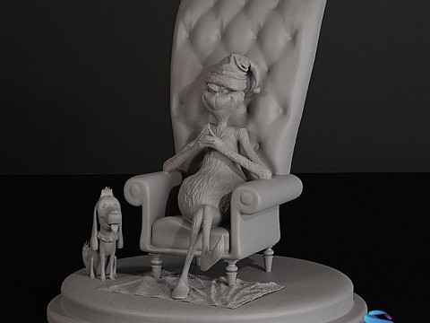 Грінч 3D Діорама Різдвяне видання 3D Принт Модель