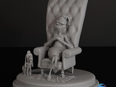 The Grinch 3D Diorama Christmas Edition 3D Print Model