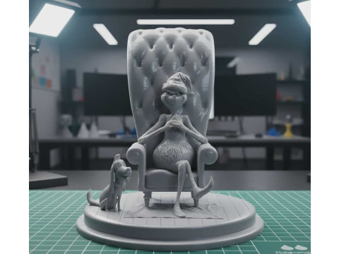 Грінч 3D Діорама Різдвяне видання 3D Принт Модель