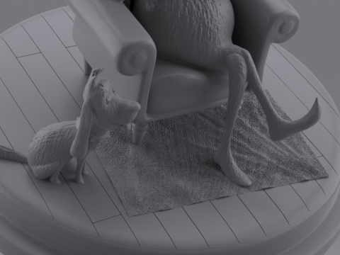 Грінч 3D Діорама Різдвяне видання 3D Принт Модель