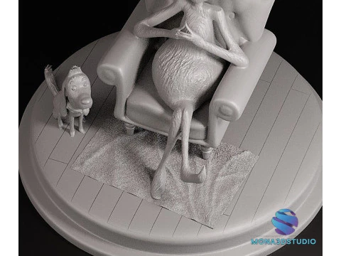 The Grinch 3D Diorama Christmas Edition 3D Print Model