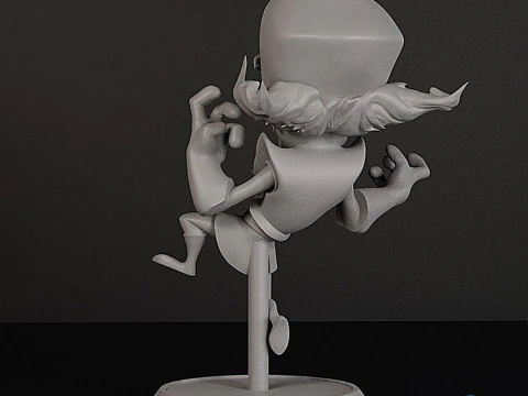 Doctor Neo Cortex Crash Bandicoot - Key Holder Model 3D Print Model