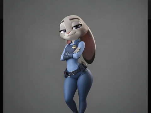 Judy Hopps Zootopia Modelo de impresión 3D
