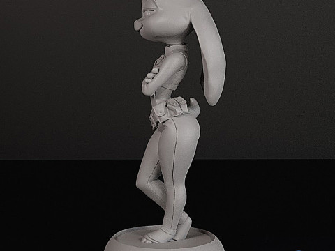 朱迪·霍普斯《疯狂动物城》 3D 打印模型