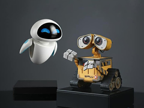 WALL-E- und EVE-STL-Modelle 3D Druckmodell