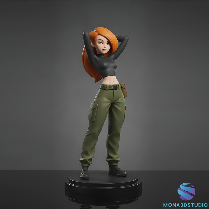 Patung Kim Kemungkinan yang Dapat Dicetak 3D - Model Bagian yang Saling Bertautan Model Cetak 3D .c4d .max .obj .3ds .fbx .stl .blend 