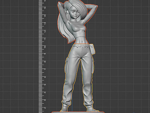 Patung Kim Kemungkinan yang Dapat Dicetak 3D - Model Bagian yang Saling Bertautan Model Cetak 3D