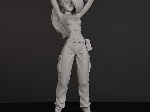 Patung Kim Kemungkinan yang Dapat Dicetak 3D - Model Bagian yang Saling Bertautan Model Cetak 3D