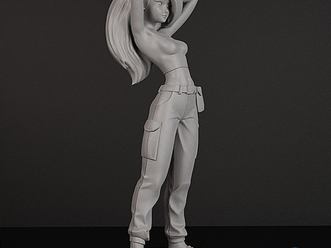 Patung Kim Kemungkinan yang Dapat Dicetak 3D - Model Bagian yang Saling Bertautan Model Cetak 3D