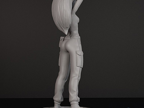 Patung Kim Kemungkinan yang Dapat Dicetak 3D - Model Bagian yang Saling Bertautan Model Cetak 3D