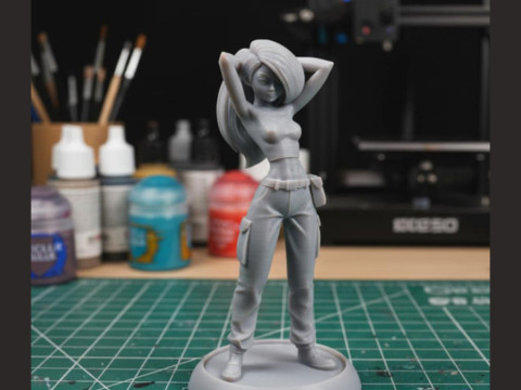 Patung Kim Kemungkinan yang Dapat Dicetak 3D - Model Bagian yang Saling Bertautan Model Cetak 3D