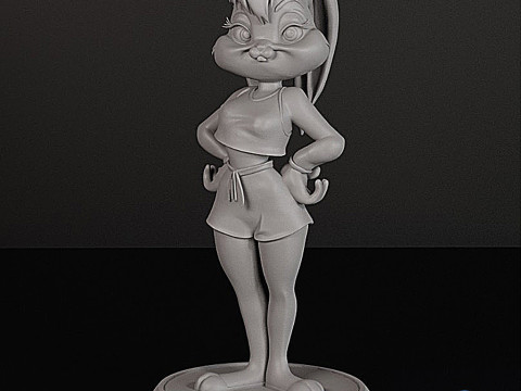 Lola Bunny 3D 打印模型 - STL 3D 打印模型