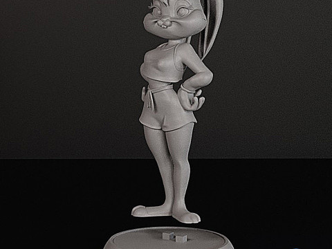 Lola Bunny 3D 打印模型 - STL 3D 打印模型