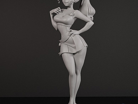 Мегара Мэг из Геркулеса — многосекционная модель для 3D-печати 3D Принт Модель