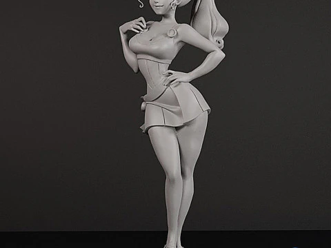 Megara Meg from Hercules - Multi-Part 3D Printable Model 3D Print Model