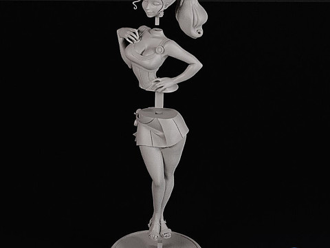 Мегара Мэг из Геркулеса — многосекционная модель для 3D-печати 3D Принт Модель