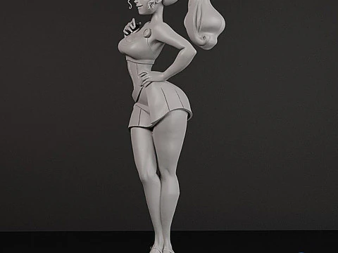 Megara Meg from Hercules - Multi-Part 3D Printable Model 3D Print Model