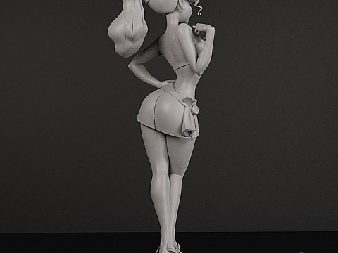 Мегара Мэг из Геркулеса — многосекционная модель для 3D-печати 3D Принт Модель