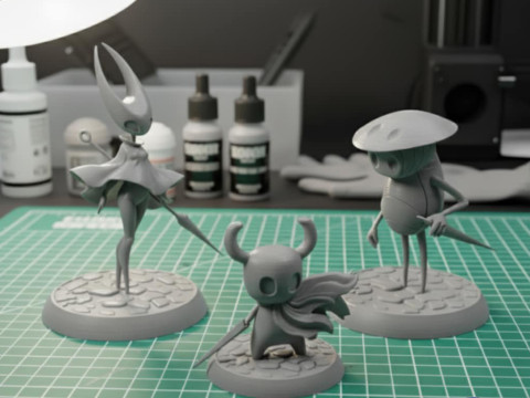 ホロウナイト STL セット Knight of Hallownest 3Dプリントモデル