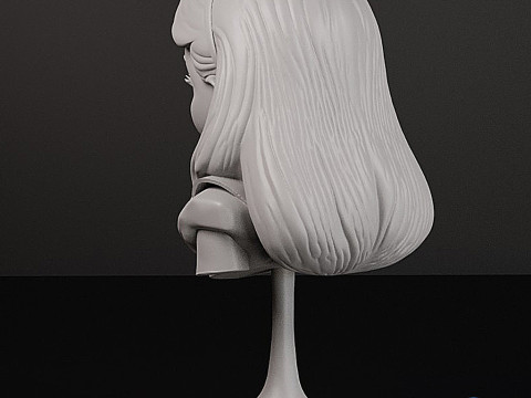 Аліса в країні чудес STL Бюст 3D Принт Модель