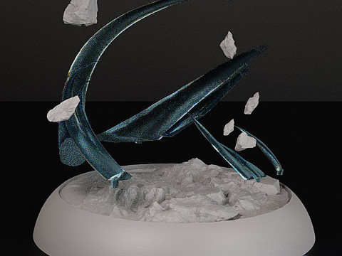 STL Diorama Monkey D Luffy - Gear Pertempuran Kedua 18 Bagian Model Cetak 3D