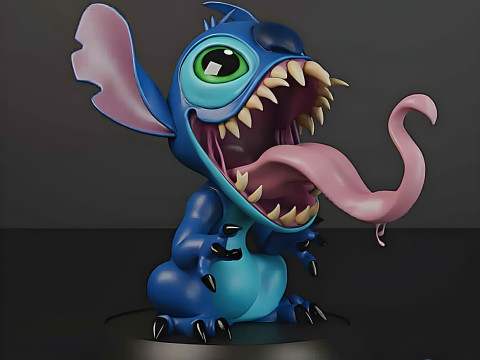 Stitch Venom 3D Print Model