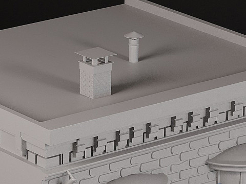 जादू की छड़ी की दुकान बुकएंड स्प्लिट 3D प्रिंट मॉडल