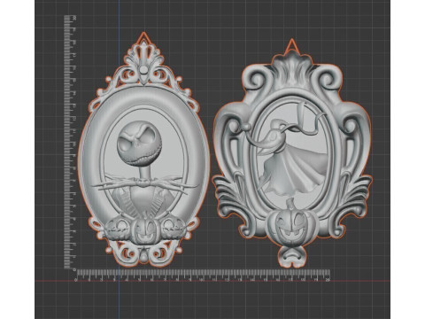 Set Bingkai 3D - Jack Zero Model Cetak 3D