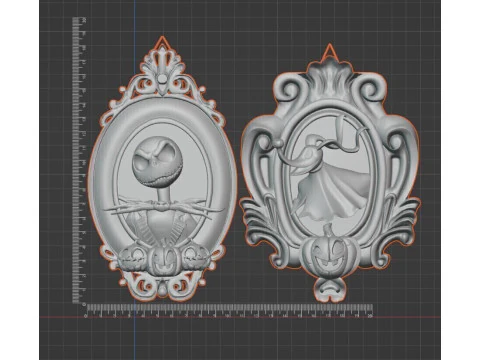 Conjunto de marcos 3D - Jack Zero Modelo de impresión 3D