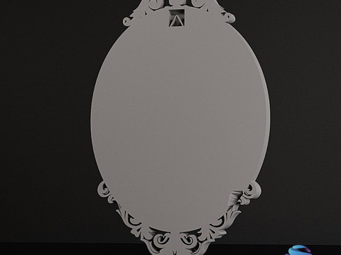 Cadre baroque du Sacré-Cœur modèle 3D Modèles 3D en vedette