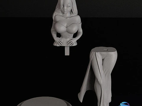 Jessica Rabbit 3D Print Statue 3D Print Model