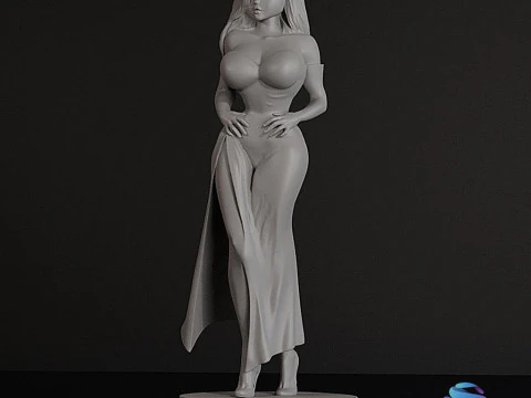 Jessica Rabbit 3D Print Statue 3D Print Model