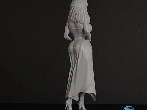 Jessica Rabbit 3D Print Statue 3D Print Model