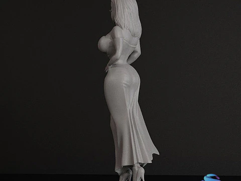 Jessica Rabbit 3D Print Statue 3D Print Model