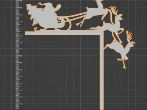 Set de 5 adornos navideños para rincones Modelo de impresión 3D